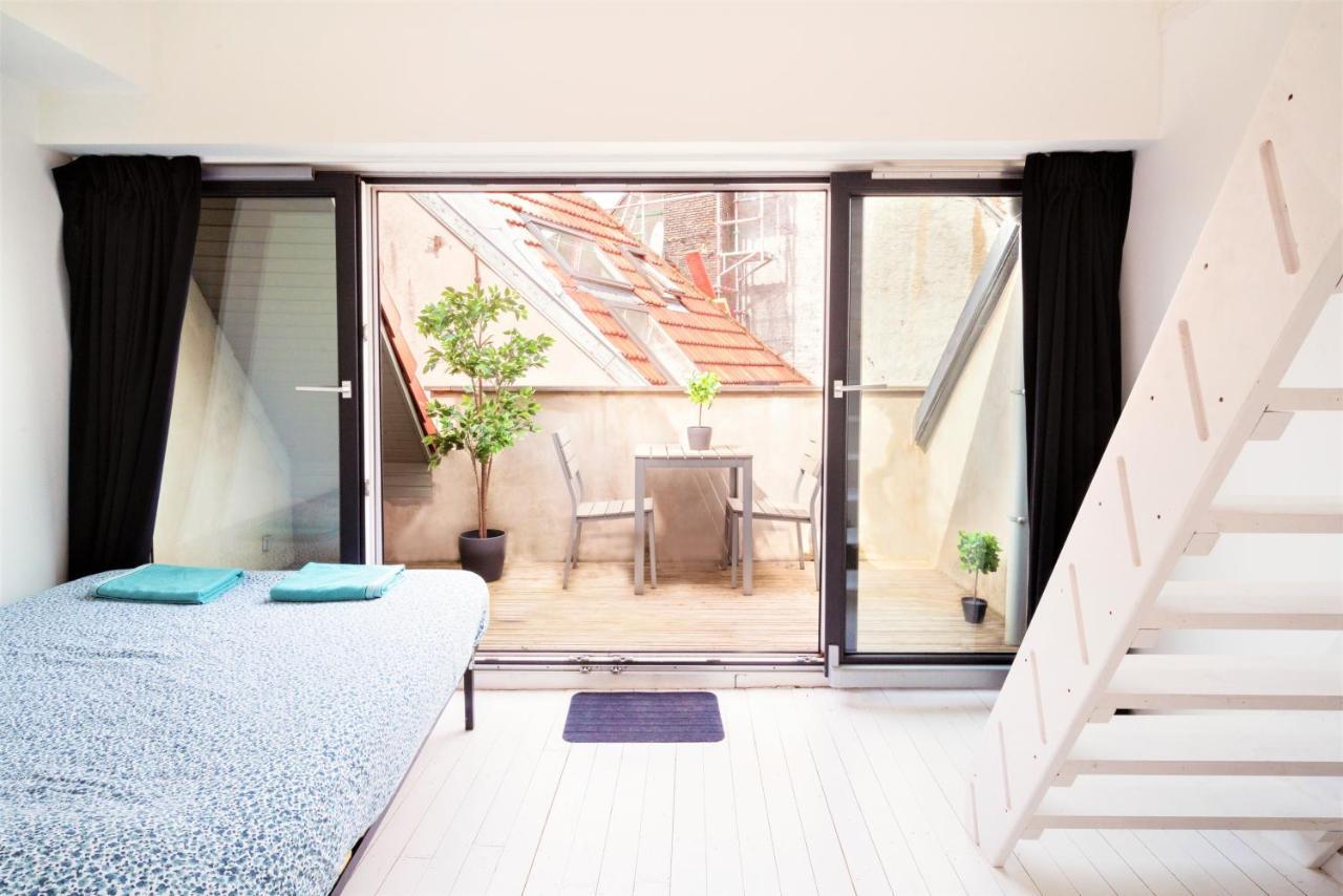Beautiful Terrace Apartment In The Heart Of أنتويرب المظهر الخارجي الصورة